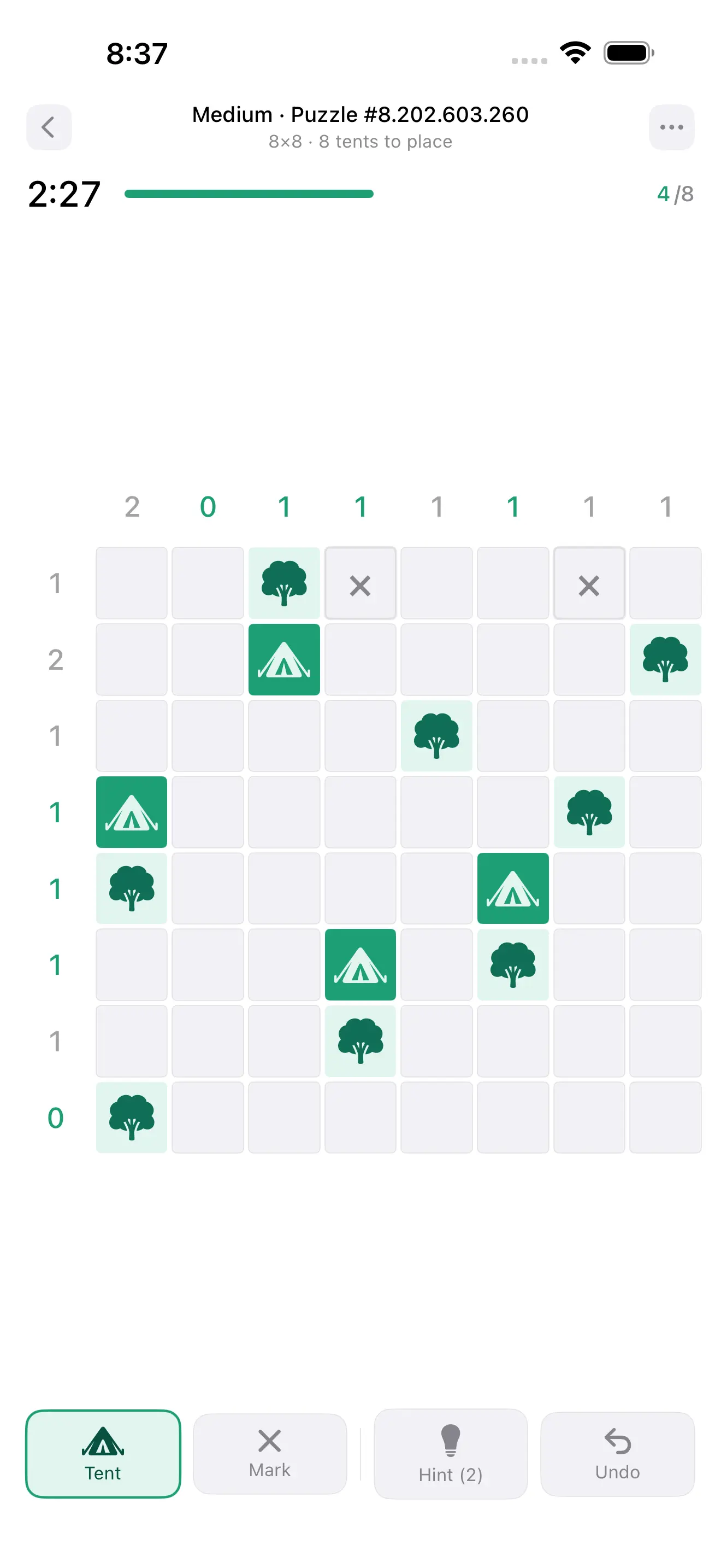 Puzzle in Classic Forest theme